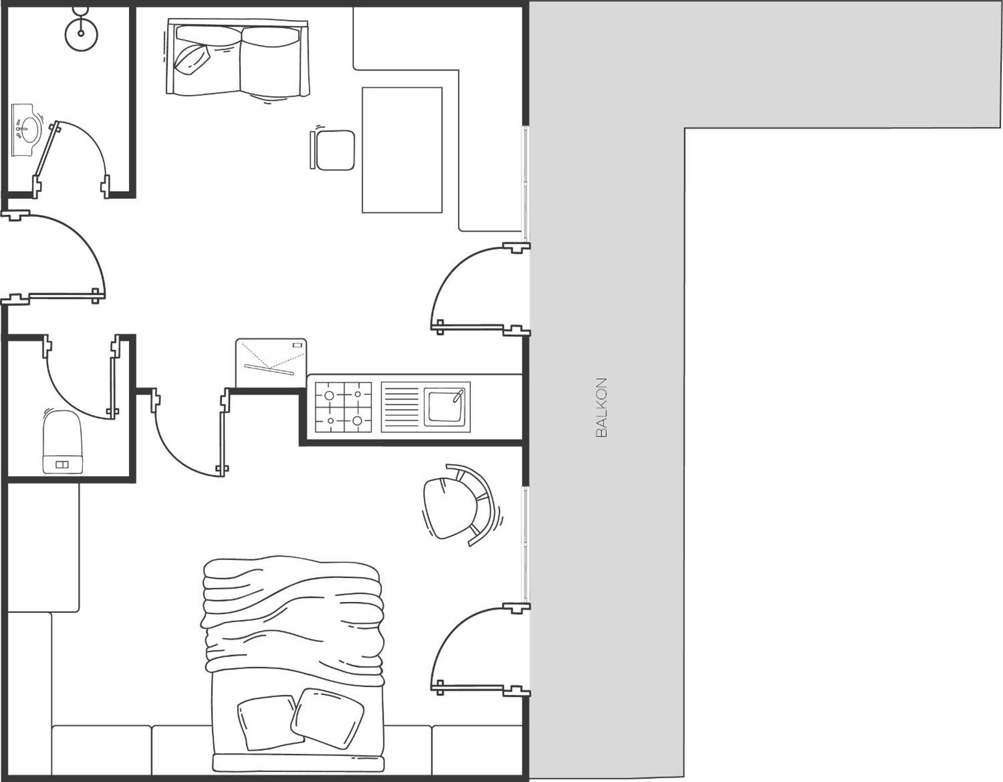 Appartement Rosengarten Längenfeld Rum bild